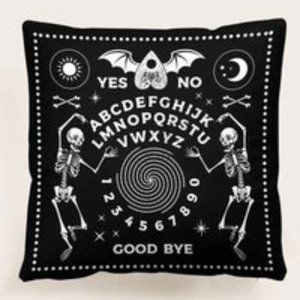 Ouija Halloween Throw Pillow